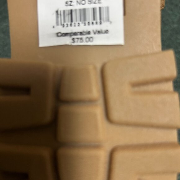 NEW Cliffs by White Mountain Womens 9M Tan Brown Connie City Hiker Lace Up Boots - Picture 6 of 8